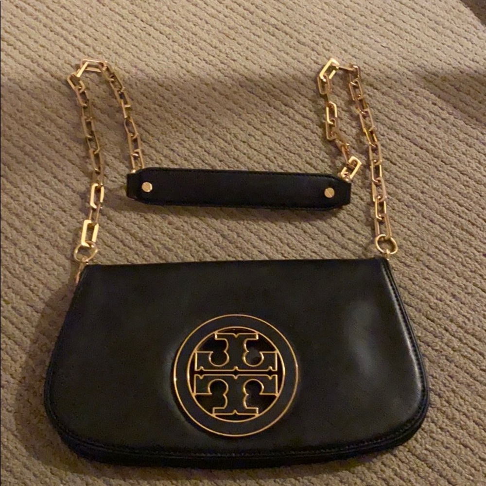 Black Tory Burch purse/clutch